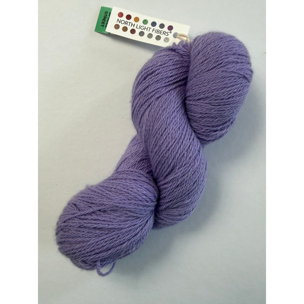 North Light Fibers Spring Street Yarn 2.5oz Lupine Purple Merino Wool